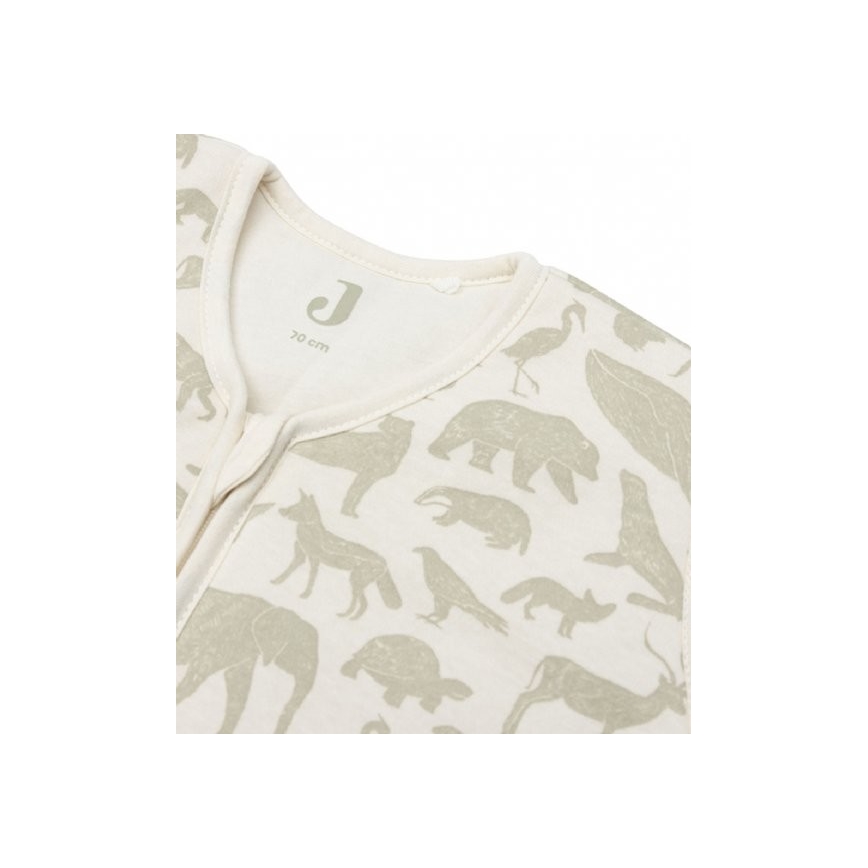 Jollein - Sleeping sack 2in1 3-9 months 3 TOG Animals Olive Green