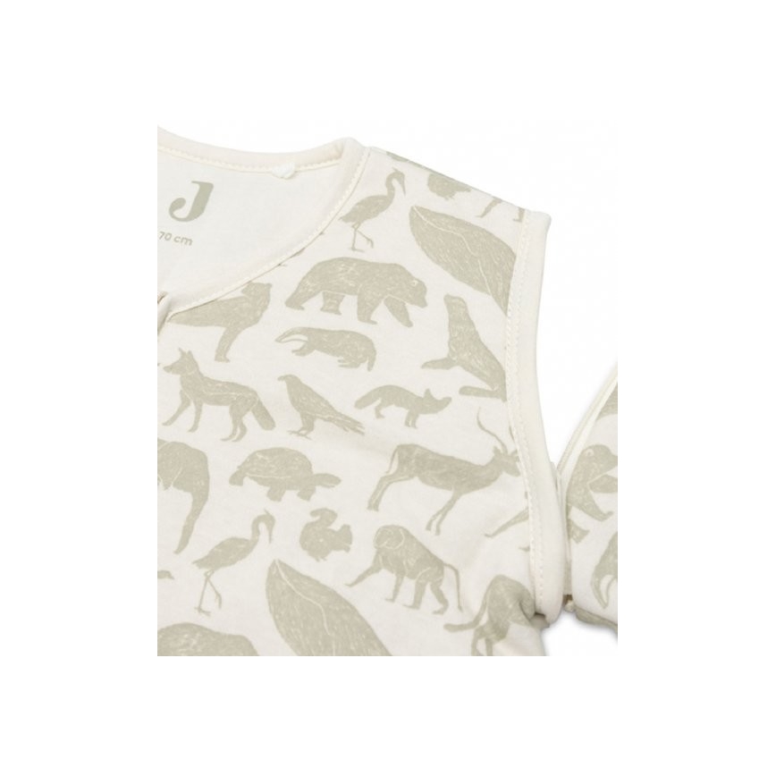 Jollein - Sleeping sack 2in1 3-9 months 3 TOG Animals Olive Green