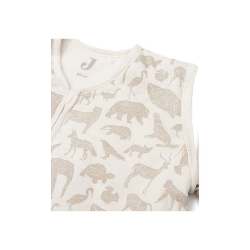 Jollein - Sleeping sack 2in1 6-18 months 3 TOG Animals Nougat