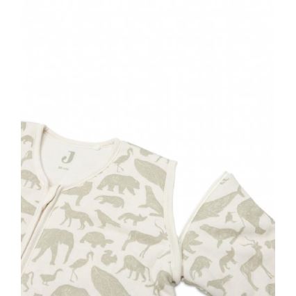 Jollein - Sleeping sack 2in1 6-18 months 3 TOG Animals Olive Green