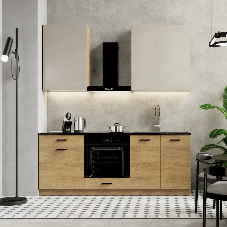 JOY 200 cm Walnut Kitchen Unit