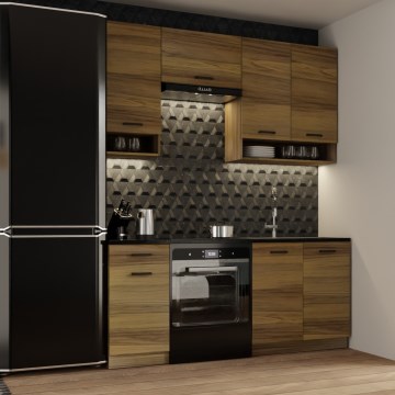 JUNE 180 cm Oak Kitchen Unit