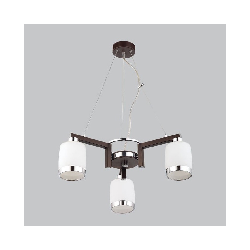 Jupiter 1058 LN3 - Pendant chandelier LINEA 3xE27/60W/230V