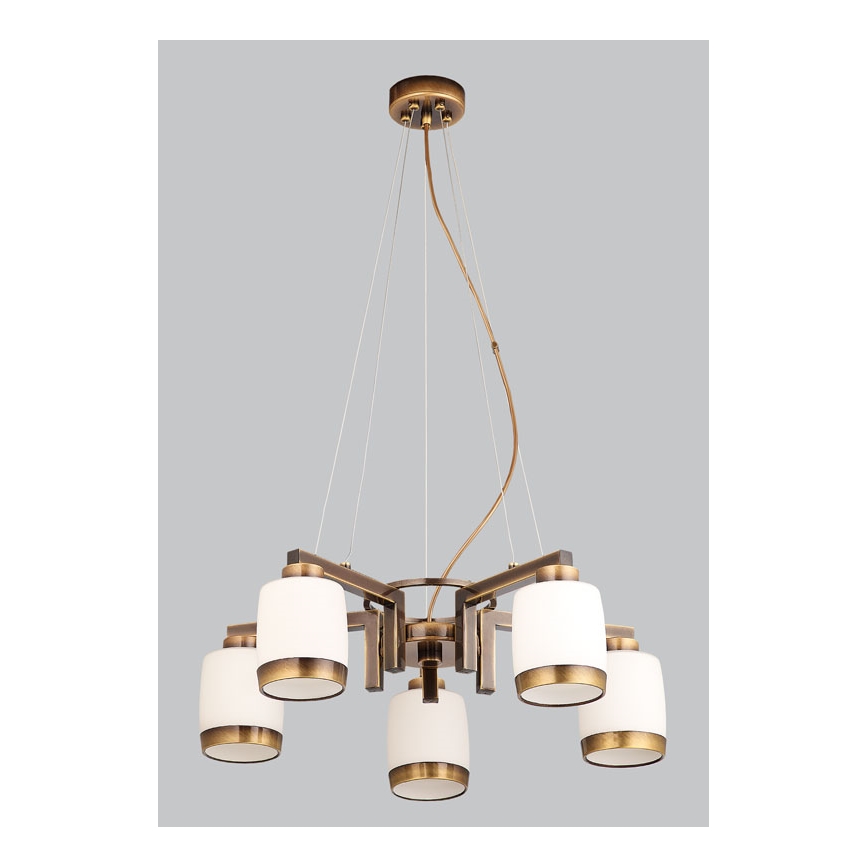 Jupiter 1062 - LN5 - Pendant chandelier LINEA 5xE27/60W/230V