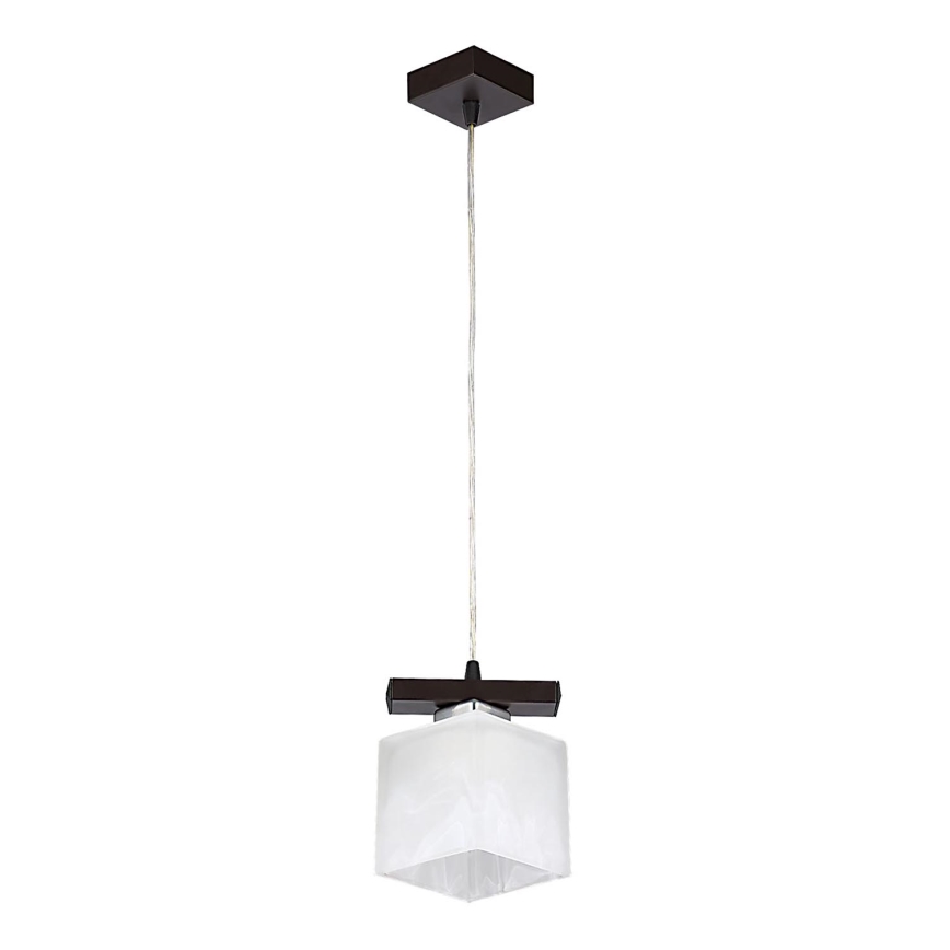 Jupiter 1096 - PO1 - Pendant chandelier POLA 1xE27/60W/230V wenge