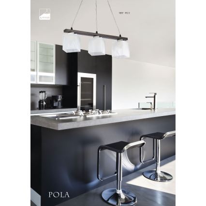 Jupiter 1097 - PO 3 - Chandelier POLA 3xE27/60W/230V