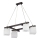 Jupiter 1098 - PO4 - Pendant chandelier POLA 4xE27/60W/230V wenge
