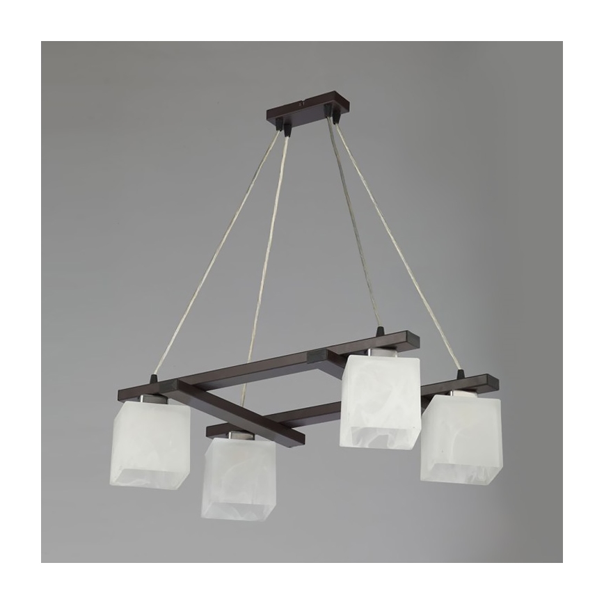 Jupiter 1098 - PO4 - Pendant chandelier POLA 4xE27/60W/230V