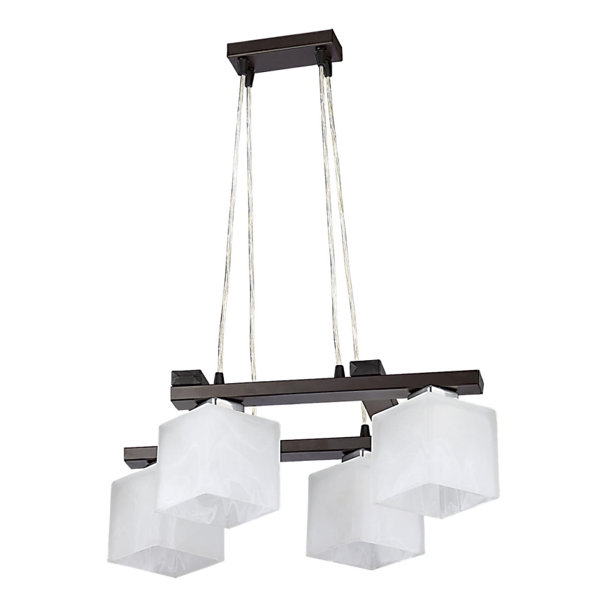 Jupiter 1099 - PO 4 p - Pendant chandelier POLA 4xE27/60W/230V wenge