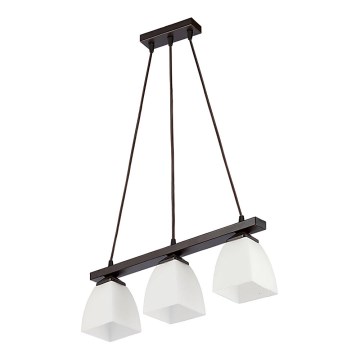 Jupiter 1111 - AB3 - Pendant chandelier ALBA 3xE27/60W/230V
