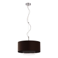 JUPITER 1118-AV1 - Pendant light AVEO 1xE27/60W wenge clear glass