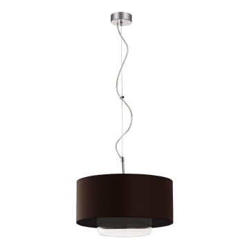 JUPITER 1118-AV1 - Pendant light AVEO 1xE27/60W wenge clear glass