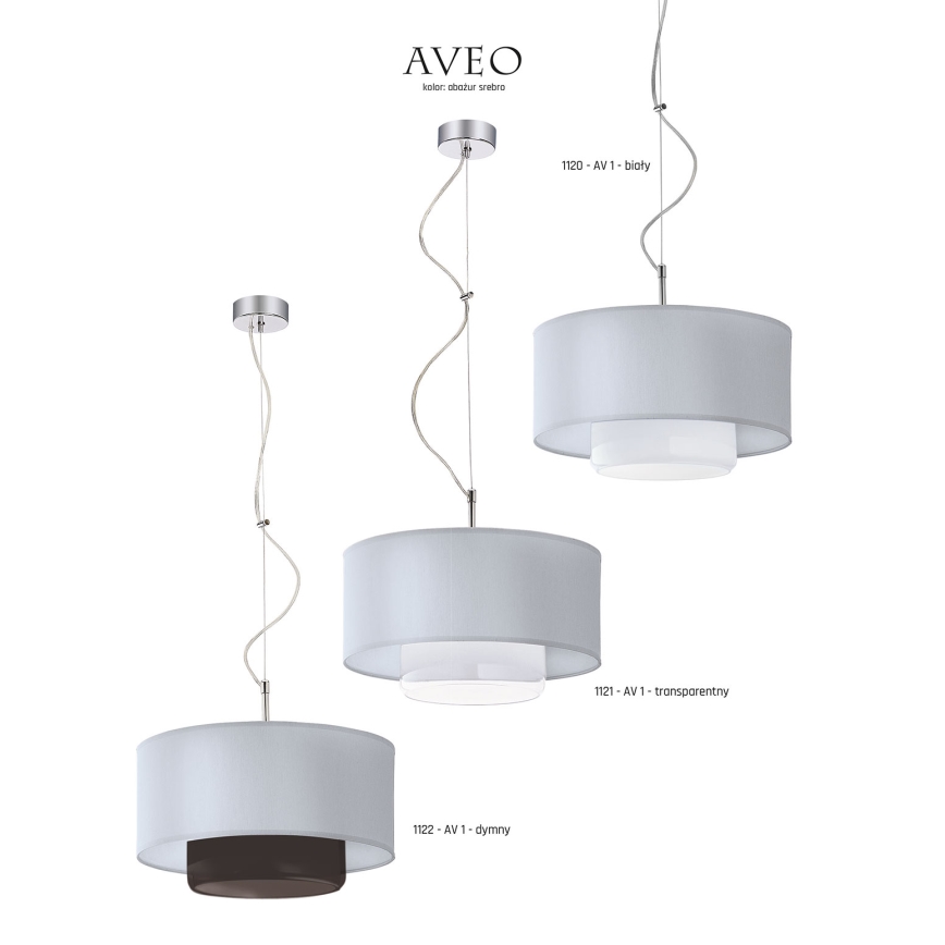 Jupiter 1120 - AV1 - Pendant light AVEO 1xE27/80W/230V