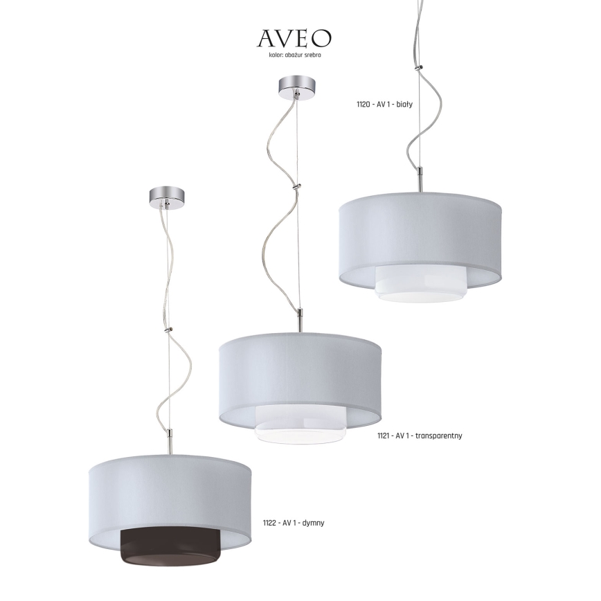 Jupiter - 1122 - Pendant light AVEO 1xE27/80W/230V