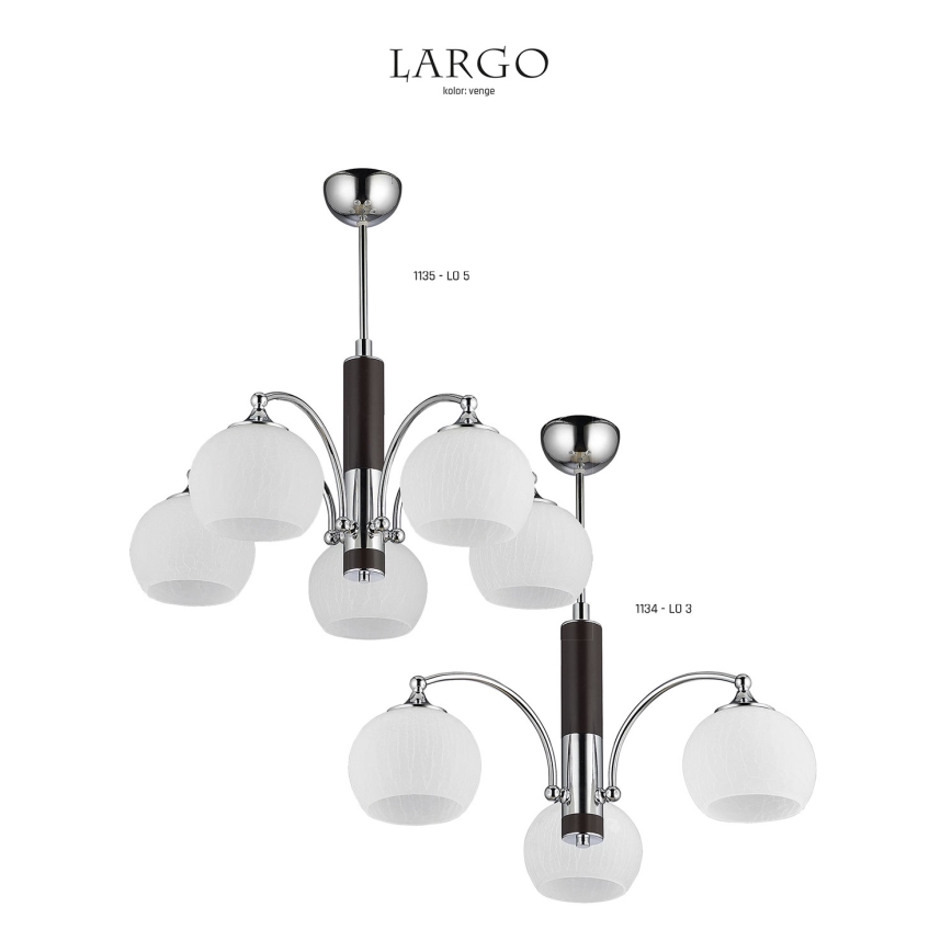 Jupiter 1135 - LO5VE - Pendant light LARGO 5xE27/60W/230V