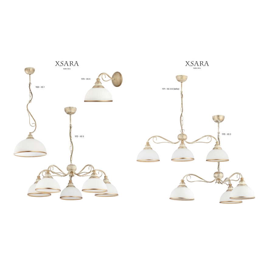 Jupiter 1171 - Pendant light XSARA 3xE27/60W/230V