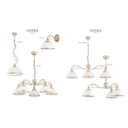 Jupiter 1172 - XS 5 - Pendant light XSARA 5xE27/60W/230V