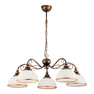 Jupiter 1177 - XS 5 - Pendant light XSARA 5xE27/60W/230V