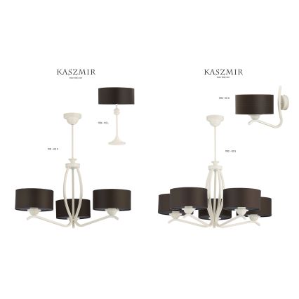 Jupiter 1192 - Pendant light KASZMIR 5xE27/60W/230V