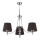 Jupiter 1254 - GX 3 - Chandelier on a pole GALAXY 3xE27/60W/230V