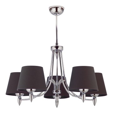 Jupiter 1255 - GX 5 - Chandelier on a pole GALAXY 5xE27/60W/230V