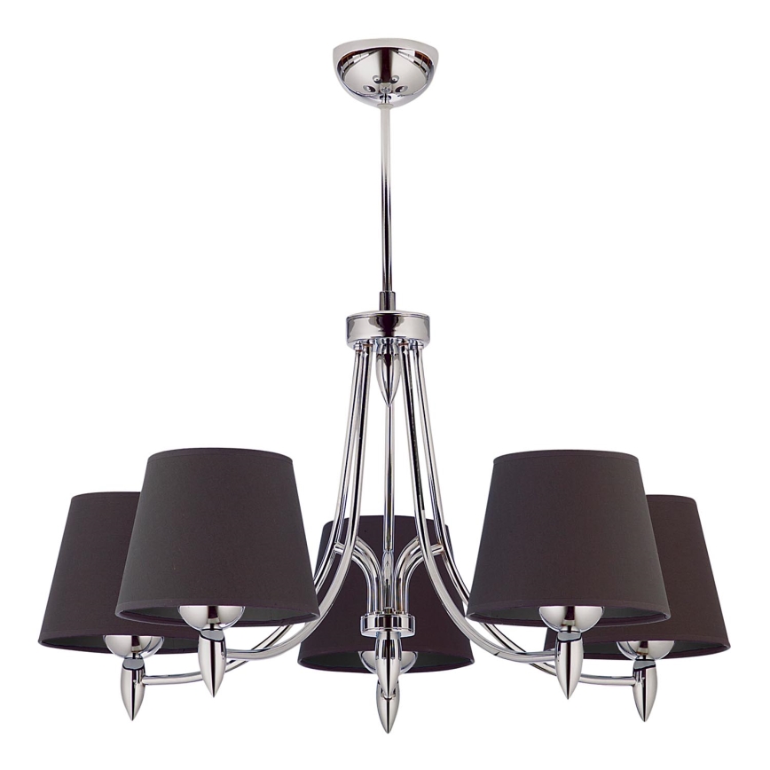 Jupiter 1255 - GX 5 - Chandelier on a pole GALAXY 5xE27/60W/230V