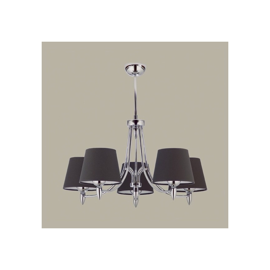 Jupiter 1255 - GX 5 - Chandelier on a rod GALAXY 5xE27/60W/230V