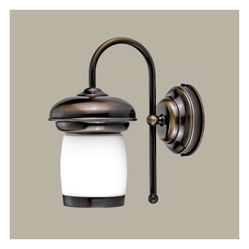 JUPITER 1265-LIVK - Wall light LIV 1xE27/60W patina