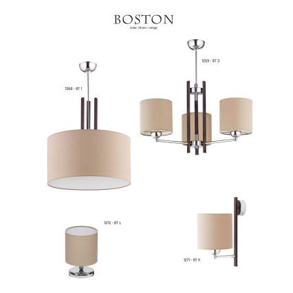 JUPITER 1268-BT1 - Chandelier BOSTON 3xE14/40W