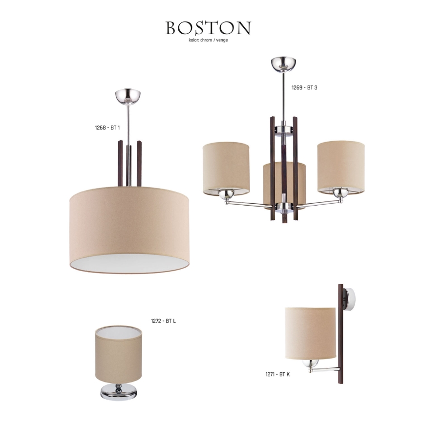 JUPITER 1269-BT3 - Chandelier BOSTON 3xE27/60W
