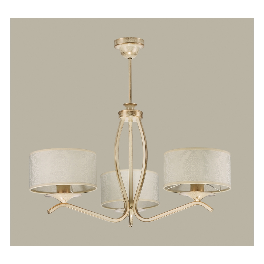 JUPITER 1274-KS3E - Chandelier KASZMIR 3xE27/60W