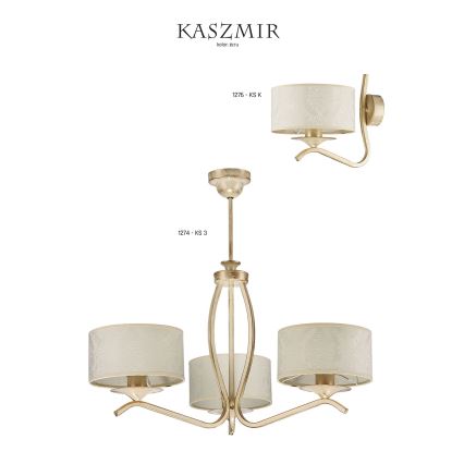 JUPITER 1274-KS3E - Chandelier KASZMIR 3xE27/60W