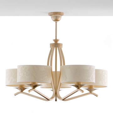 JUPITER 1275-KS5E - KASZMIR rod-mounted chandelier 5xE27/60W