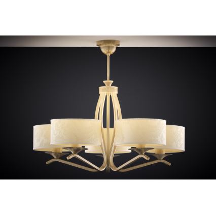 JUPITER 1275-KS5E - KASZMIR rod-mounted chandelier 5xE27/60W