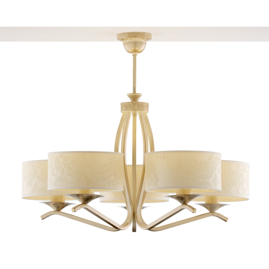 JUPITER 1275-KS5E - KASZMIR rod-mounted chandelier 5xE27/60W