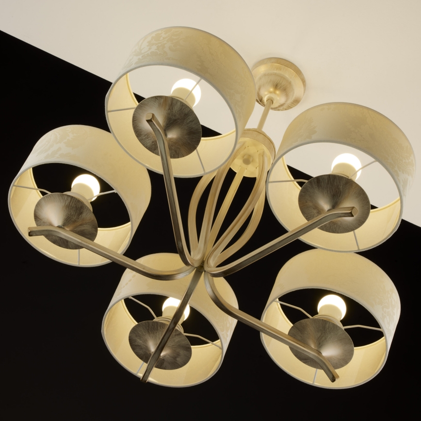 JUPITER 1275-KS5E - KASZMIR rod-mounted chandelier 5xE27/60W