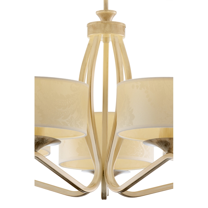 JUPITER 1275-KS5E - KASZMIR rod-mounted chandelier 5xE27/60W