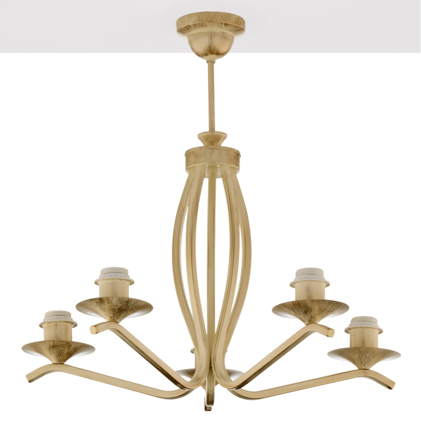 JUPITER 1275-KS5E - KASZMIR rod-mounted chandelier 5xE27/60W