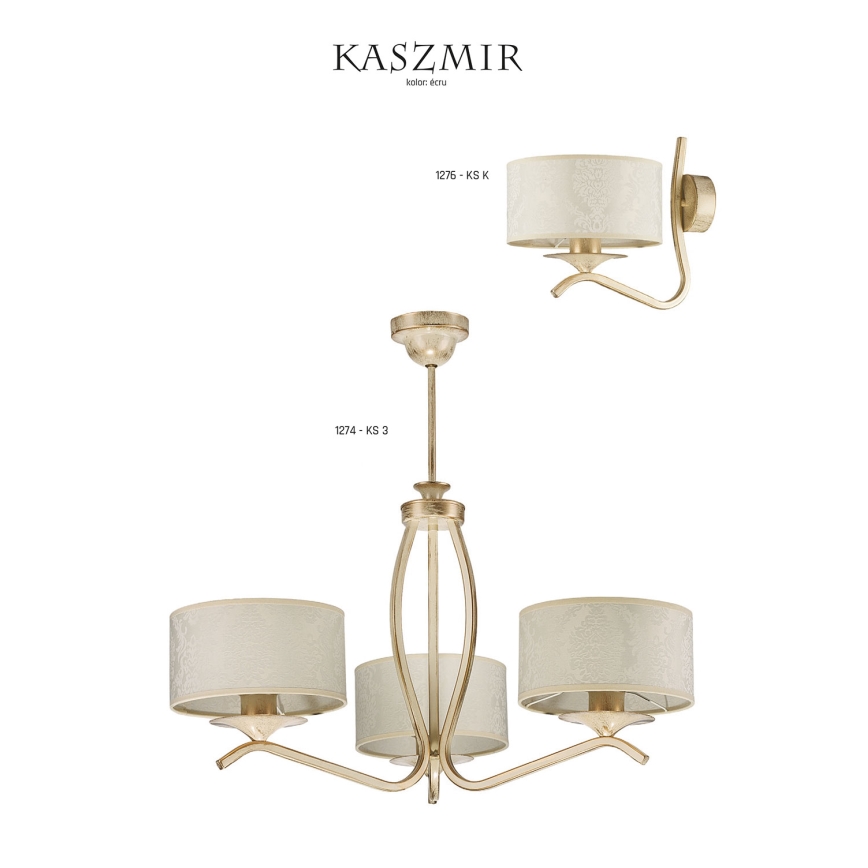 JUPITER 1276-KSKE - Wall light KASZMIR 1xE27/60W