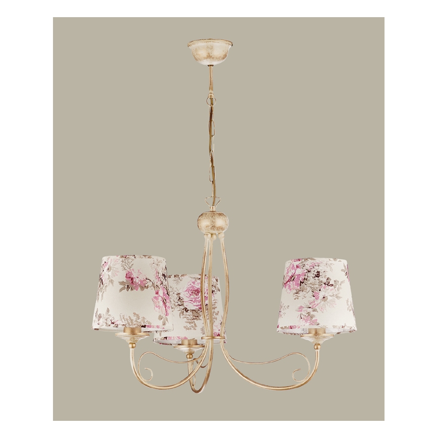 JUPITER 1283-SA3 - Pendant light SARA 3xE27/60W