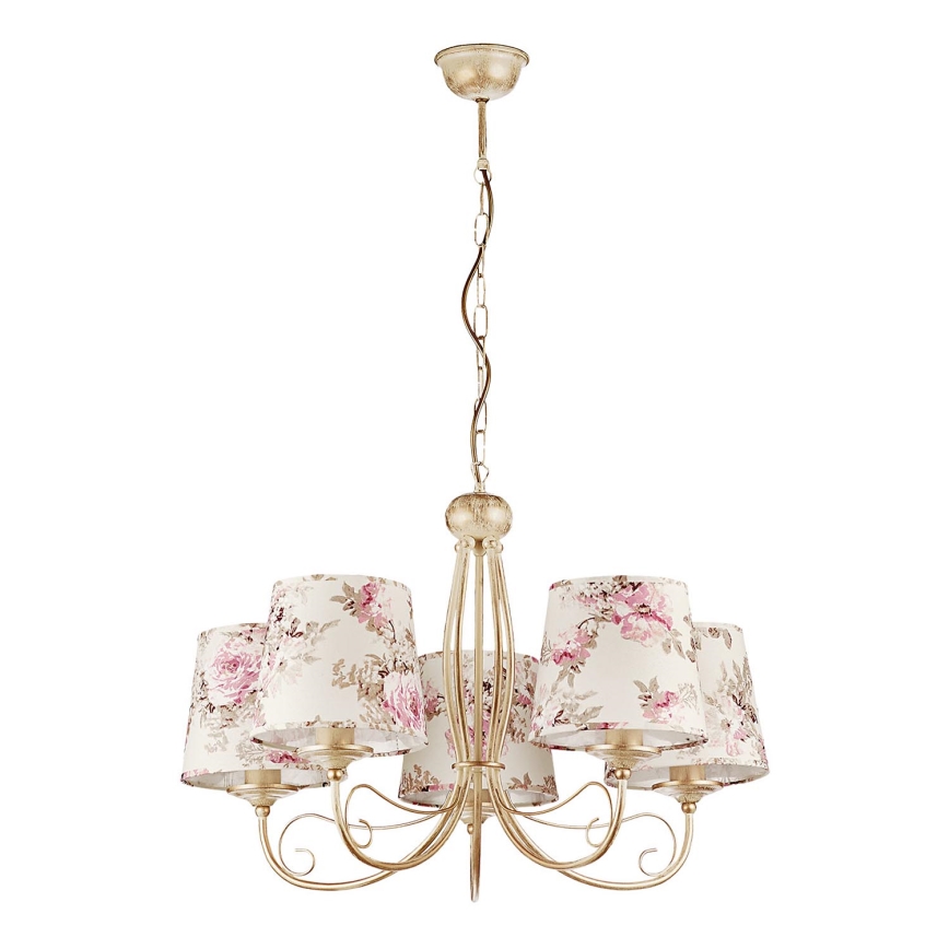 JUPITER 1284-SA5 - Pendant light SARA 5xE27/60W