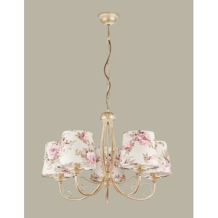 JUPITER 1284-SA5 - Pendant light SARA 5xE27/60W