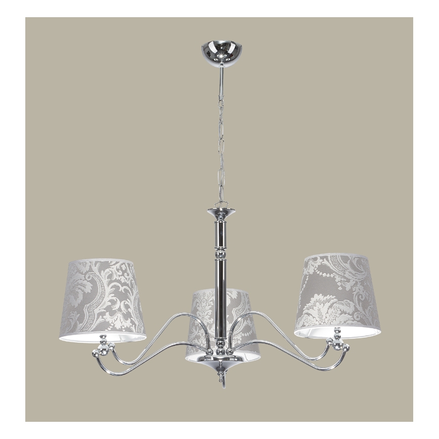 JUPITER 1288-VS3 - Pendant light VENUS 3xE27/60W
