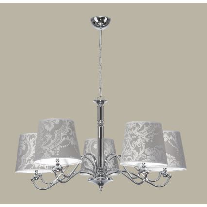 JUPITER 1289-VS5 - Pendant light VENUS 5xE27/60W