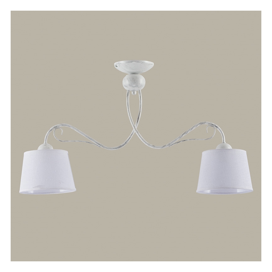 Jupiter 1348 - KM 2 PB - Ceiling light KAMELIA 2xE27/60W/230V