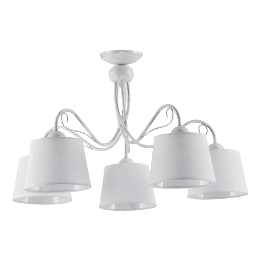 Jupiter 1350 - KM 5 PB - Ceiling light KAMELIA 5xE27/60W/230V