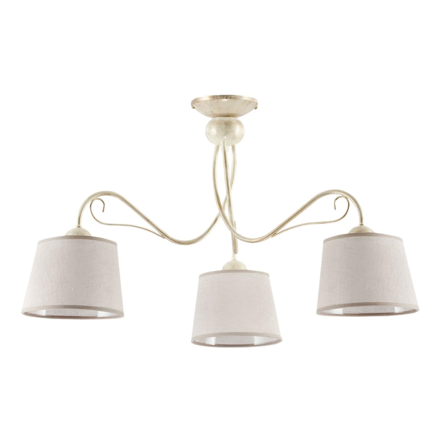 Jupiter 1357 - KM 3 PE - Ceiling light KAMELIA 3xE27/60W/230V
