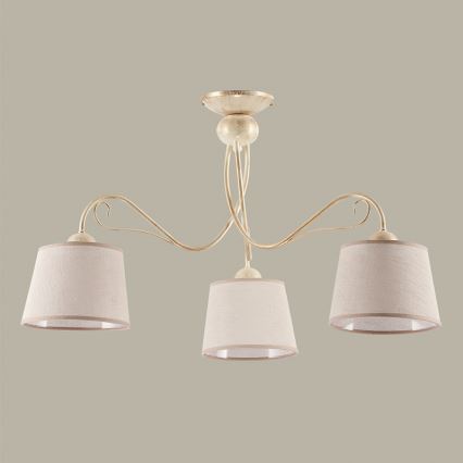 Jupiter 1357 - KM 3 PE - Ceiling light KAMELIA 3xE27/60W/230V