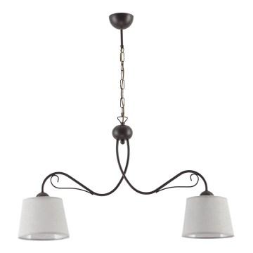 Jupiter 1360 - KM 2 V - Chandelier on a chain KAMELIA 2xE27/60W/230V