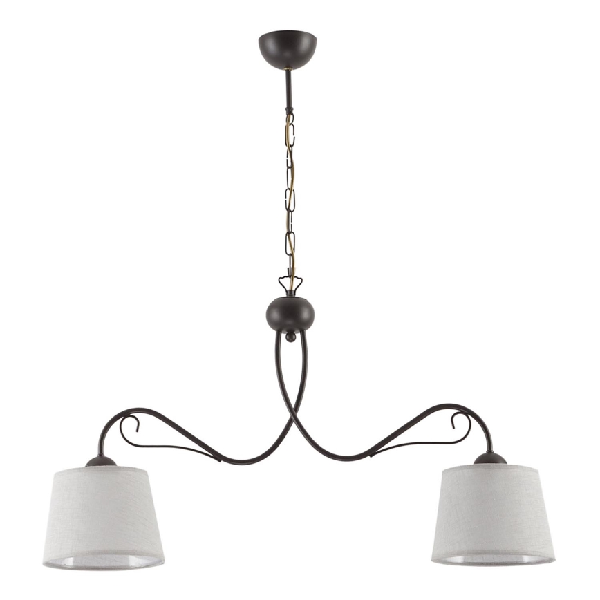 Jupiter 1360 - KM 2 V - Chandelier on a chain KAMELIA 2xE27/60W/230V